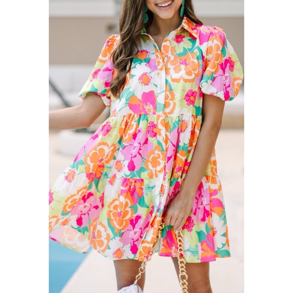 Dresses & Skirts - Floral Babydoll Dress
